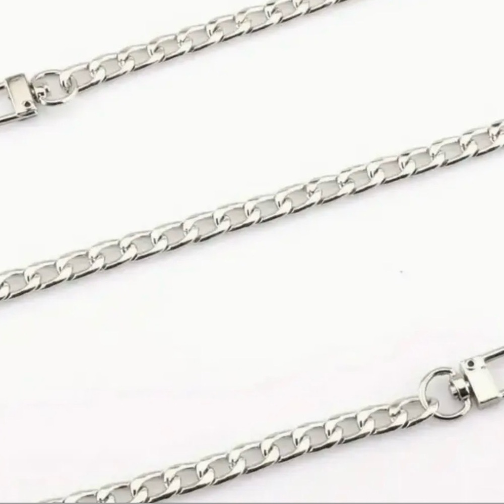 6627-Bag Chain - Silver Tone Finish - 40 "